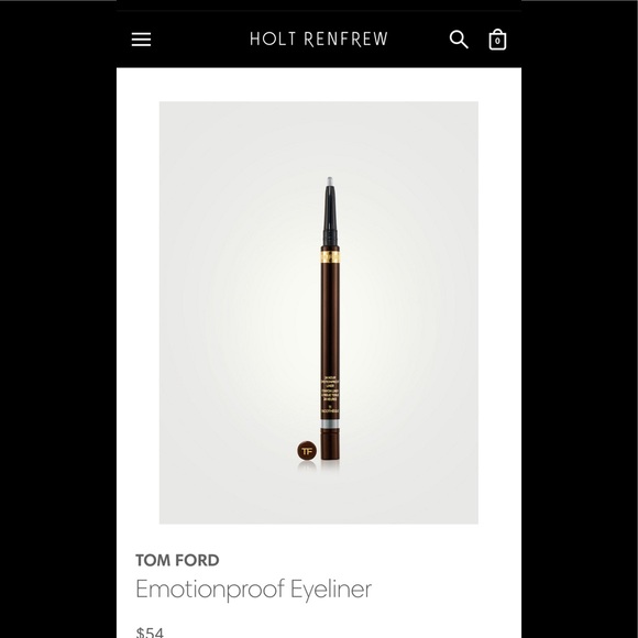 TOM FORD NEW Emotionproof Eye Liner Mechanic Pencil Sharpener Discotheque Silver - Picture 3 of 15